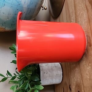 Vintage ROSTI Denmark  Erik Lehmann Red melamine pitcher